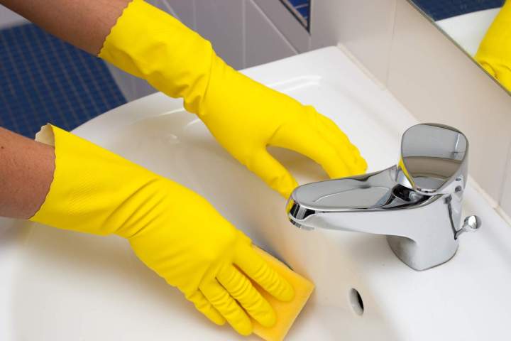 Nettoyage nouveau lavabo après installation Cantons-de-l'Est